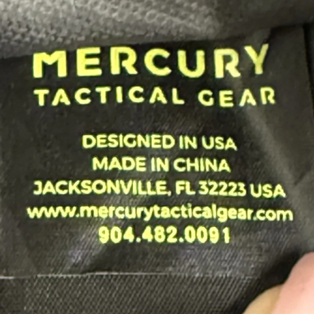 Mercury Tactical Gear Black Backpack Multi Compartment Laptop Travel Bag